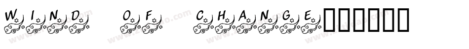 Wind of Change字体转换